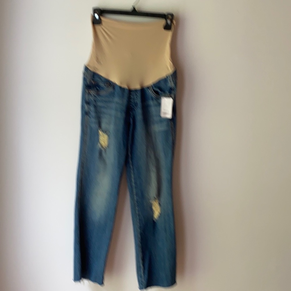 NWT Luxe Essentials Denim Maternity Jeans Size 25